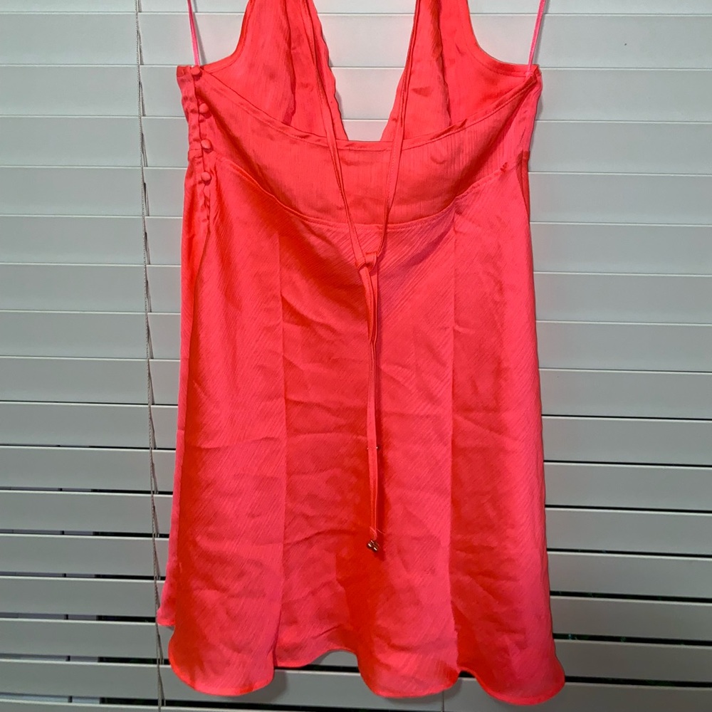 Neon Pink Babydoll Slip Dress
